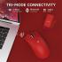 ATTACK SHARK X11 Tri-Mode Wireless Gaming Mouse Red with RGB Charging Dock ATTACK SHARK X11 Tri-Mode Wireless Gaming Mouse Red with RGB Charging Dock